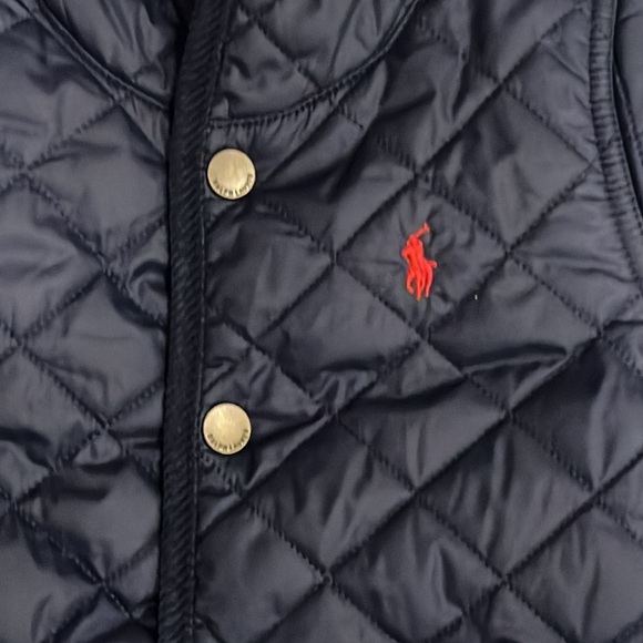 Ralph Lauren Baby Boy Water-Resistance Hooded Barn Bunting Navy Snowsuit SZ 6 M - Picture 3 of 7